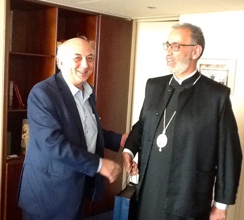 Συνάντηση Υφυπουργού Εξωτερικών, Γιάννη Αμανατίδη με τους Μητροπολίτες Νιγηρίας και Καμερούν (1)