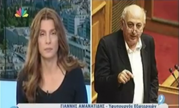 Ο Υφυπουργός Εξωτερικών Γιάννης Αμανατίδης στην Εκπομπή LiveU