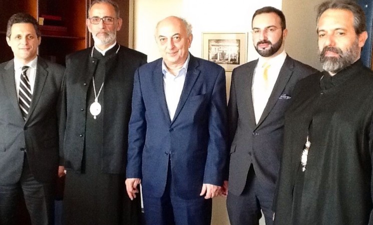 Συνάντηση Υφυπουργού Εξωτερικών, Γιάννη Αμανατίδη με τους Μητροπολίτες Νιγηρίας και Καμερούν