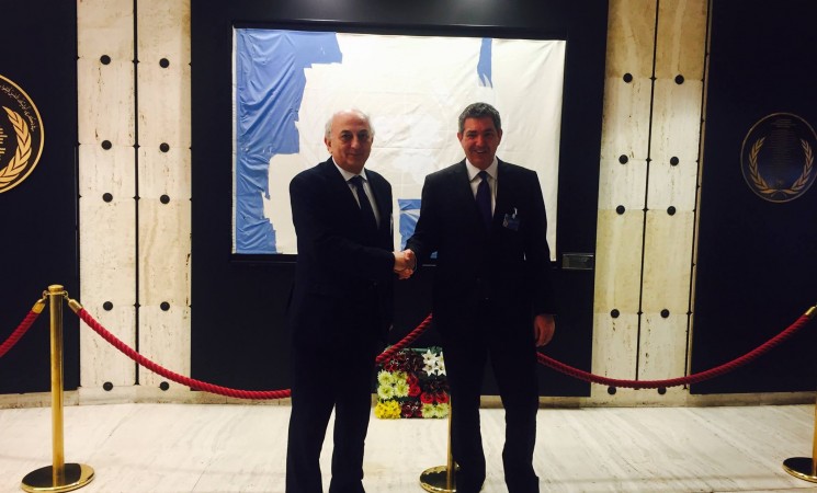 Με τον Ειδικό Εκπρόσωπο της ΕΕ για τα ανθρώπινα δικαιώματα, Σταύρο Λαμπρινίδη