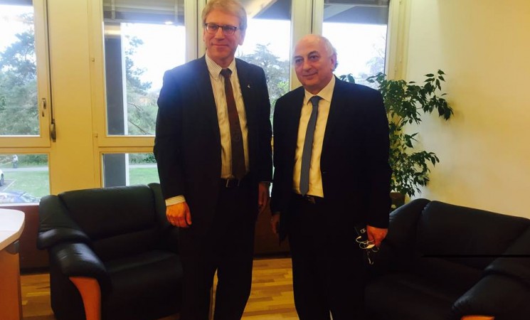 Συνάντηση του Υφυπουργού Εξωτερικών, Γιάννη Αμανατίδη με τον Γενικό Γραμματέα του Παγκόσμιου Συμβουλίου Εκκλησιών, Αιδεσιμότατο Olav Fykse Tveit.