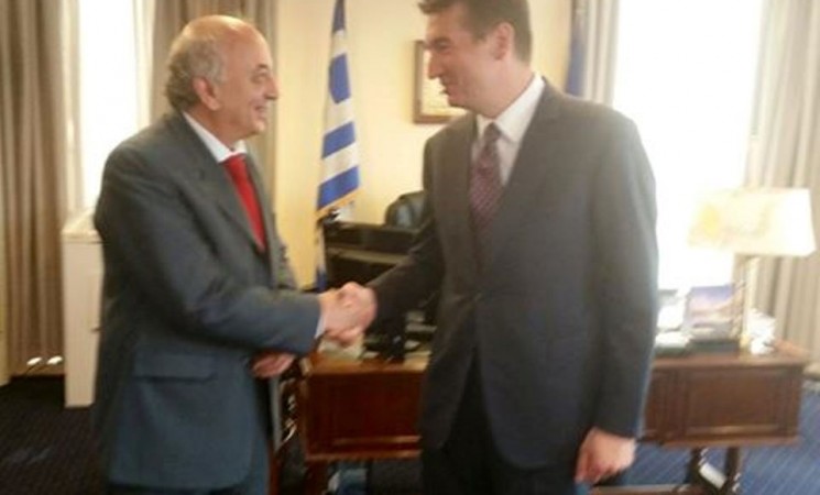 Συνάντηση Υφυπουργού Εξωτερικών, Γιάννη Αμανατίδη με τον νέο Πρέσβη της Σερβίας στην Ελλάδα, κ. Dušan Spasojević