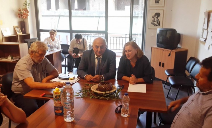 Συνάντηση εργασίας Υφυπουργού Εξωτερικών, κ. Γιάννη Αμανατίδη στην Νομαρχιακή Επιτροπή ΣΥΡΙΖΑ Πιερίας