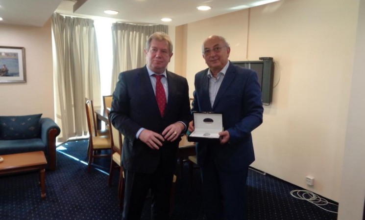 Συνάντηση Υφυπουργού Εξωτερικών κ. Γιάννη Αμανατίδη, με τον Πρέσβυ της Δημοκρατίας του Καζακστάν, κ. Alexey Volkov.