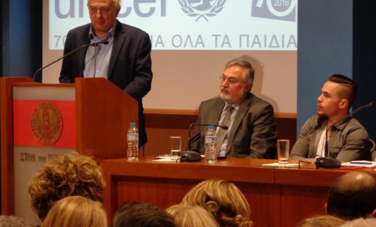 Γ.Αμανατίδης: Στο Χρυσό Ολυμπιονίκη, Λευτέρη Πετρούνια το βραβείο UNICEF 2016