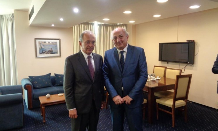 Συνάντηση Υφυπουργού Εξωτερικών, Γιάννη Αμανατίδη με τον νέο Πρέσβυ της Τουρκίας στην Ελλάδα, κ. Yaşar Halit Çevik.