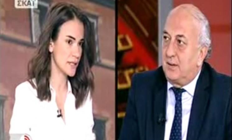 Ο υφυπουργός Εξωτερικών Γιάννης Αμανατίδης στο ΣΚΑΪ και την εκπομπή Τώρα με την Δημοσιογράφο Άννα Μπουσδούκου - 27 Μαρτίου 2017