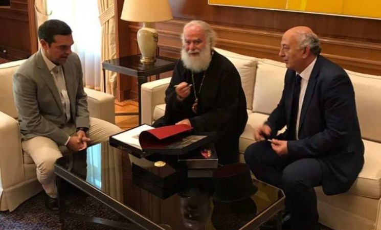 Συνάντηση του Πρωθυπουργού, Αλέξη Τσίπρα με τον Πατριάρχη Αλεξάνδρειας.