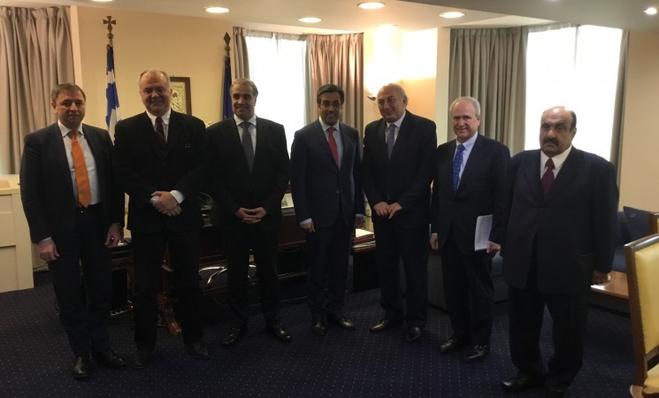 Συνάντηση με Πρόεδρο Εθνικής Επιτροπής Ανθρωπίνων Δικαιωμάτων Κατάρ Dr. Ali bin Samikh Al-Marri