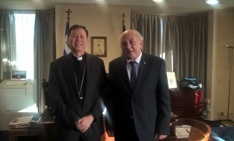 Συνάντηση με τον Αποστολικό Νούτσιο Αρχιεπίσκοπο Savio HON Tai Fai