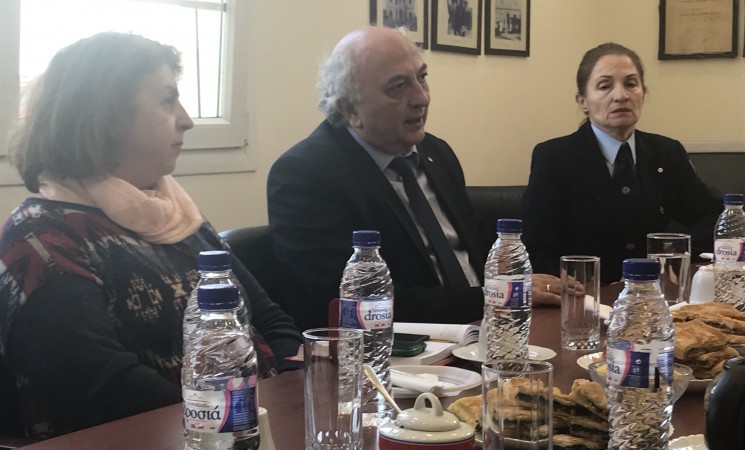 Συνάντηση με το προεδρείο του Περιφερειακού τμήματος Θεσσαλονίκης του Ελληνικού Ερυθρού Σταυρού