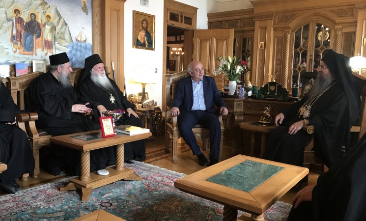 Στο Άγιον Όρος και στην Ι. Μονή Ξενοφώντος, για την εορτή του Αγίου Γεωργίου με τον Σεβασμιότατο Μητροπολίτη Λευκάδος & Ιθάκης κκ Θεόφιλο