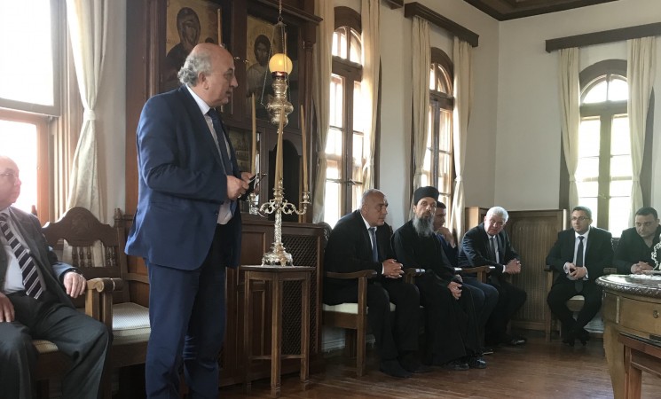 Προσφώνηση του Υφ. Εξωτερικών κ. Ιωάννη Αμανατίδη προς τον Πρωθυπουργό της Βουλγαρίας κ. Μπορίσοβ στις Καρυές