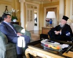 Συνάντηση του Αλέξη Τσίπρα με τον Οικουμενικό Πατριάρχη